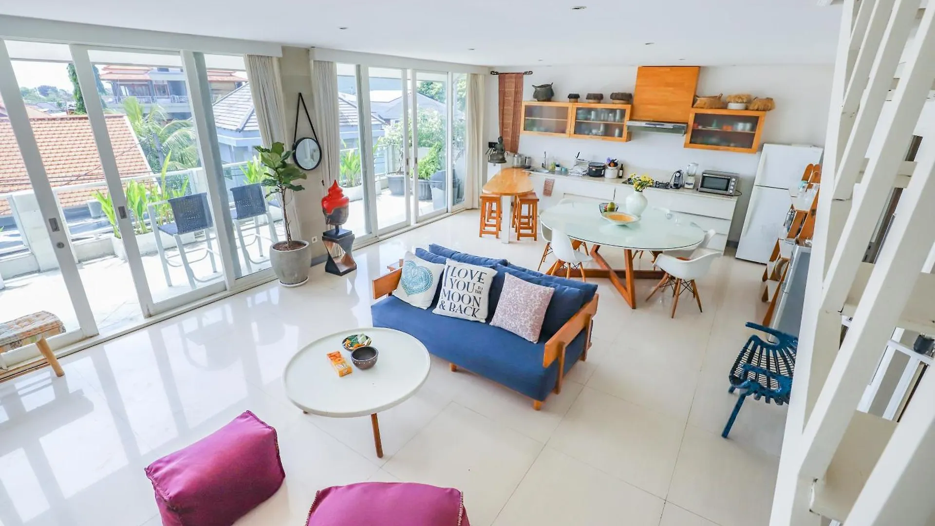 Canggu Art Loft - Luxury Stay With Berawa View 2Bdr Canggu (Bali)